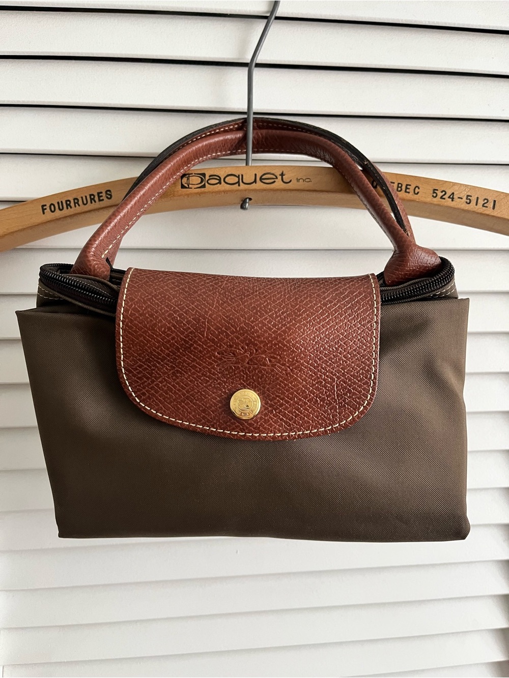 ✨ Authentic Longchamp Le Pliage Small Shoulder Bag - Khaki Green ✨